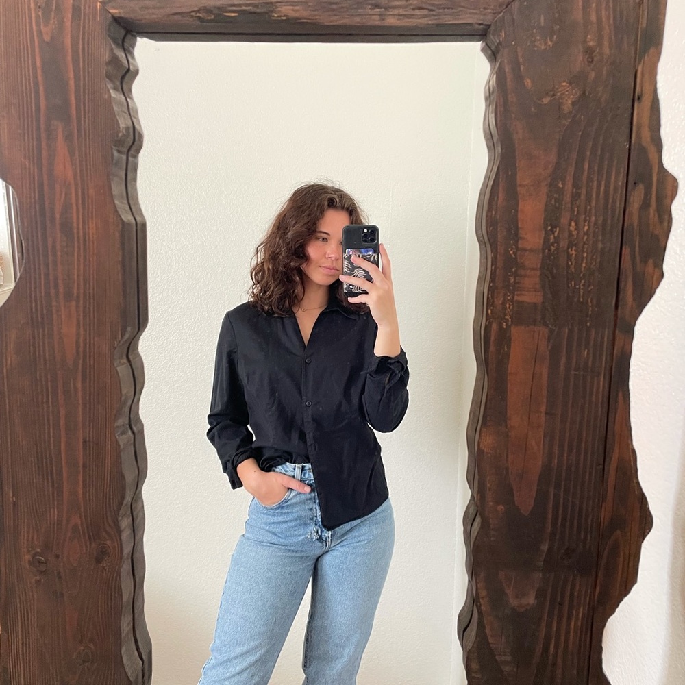 Black Button Up